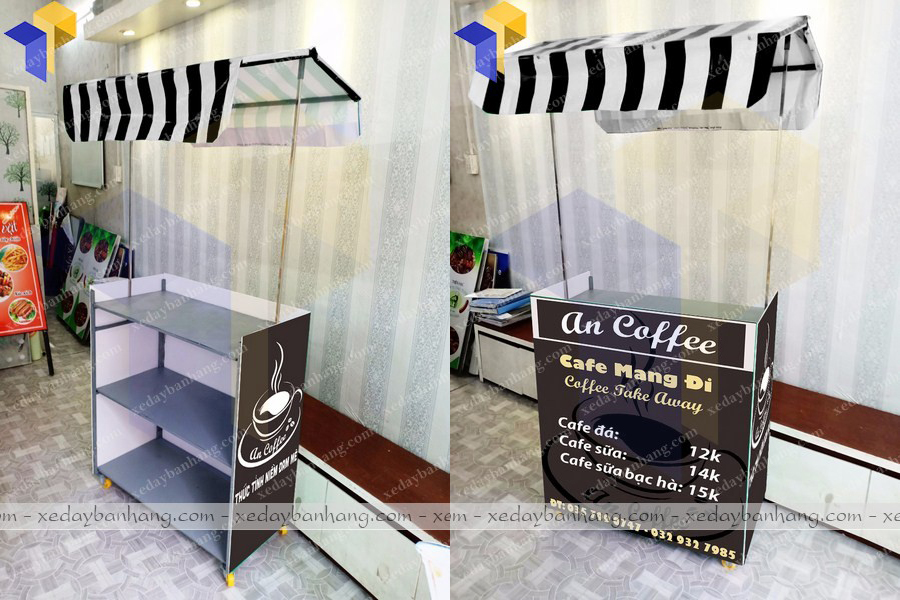 Quầy sampling bán café lắp ráp mua ở đâu là rẻ?